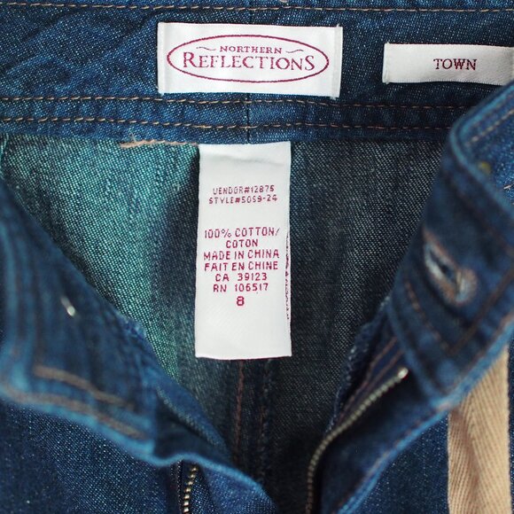 Northern Reflections | NWT Denim Town Capri - Picture 2 of 6